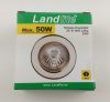  LANDLITE Egyes keret, GU5.3 (MR16) / GU10, fix, egyenes, matt króm, max. 50W, spot keret (DL-57)