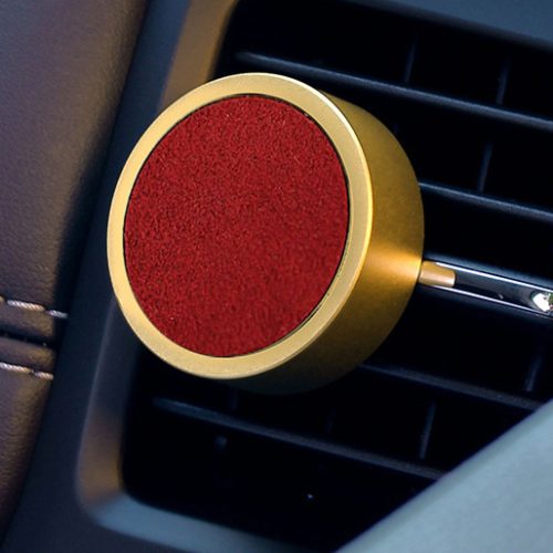 Alcantara Car Vent Clips Red