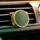 Alcantara Car Vent Clips Green