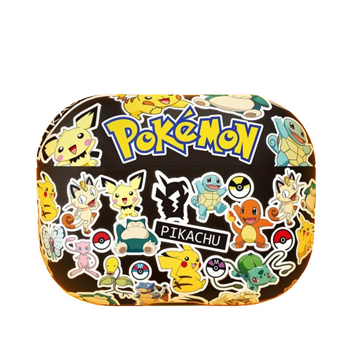 Pokemon All Stars Airpods 3 tok, Fekete